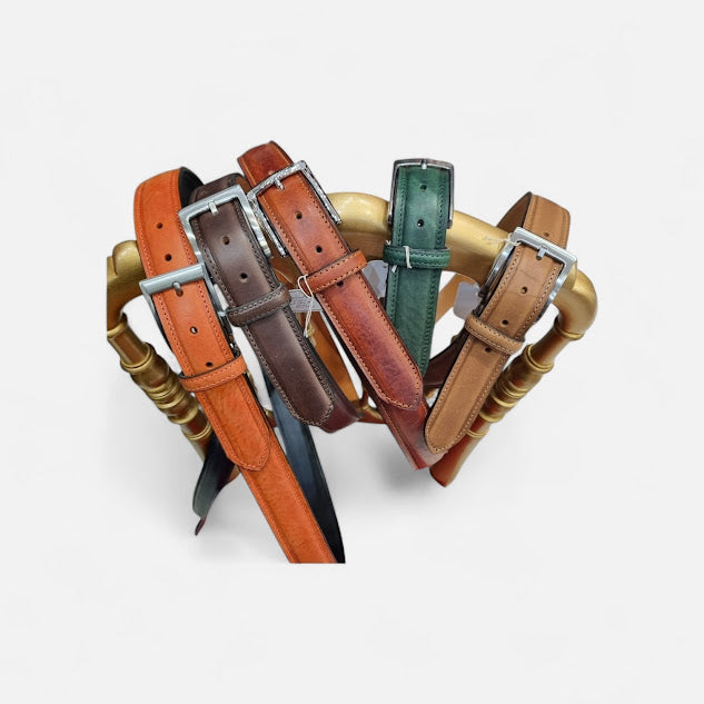 Ceinture pour homme en cuir de vachette - Iphigénie Paris