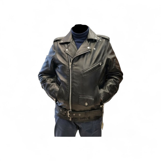 Perfecto homme cuir agneau noir - Iphigénie Paris