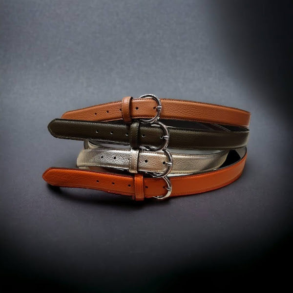 Ceinture en cuir de vachette - Iphigénie Paris