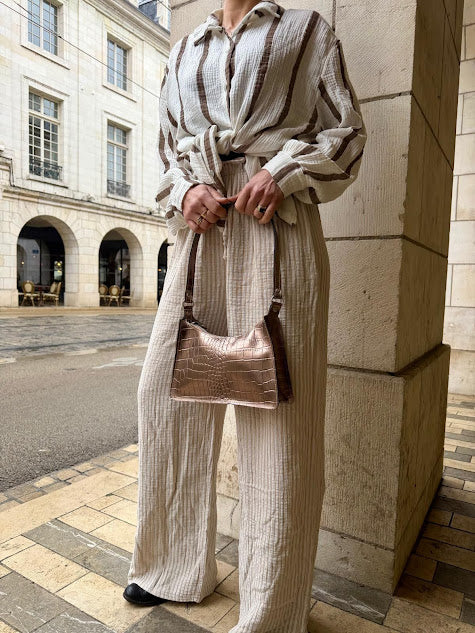 Petit sac en cuir de vachette – Artisanat français