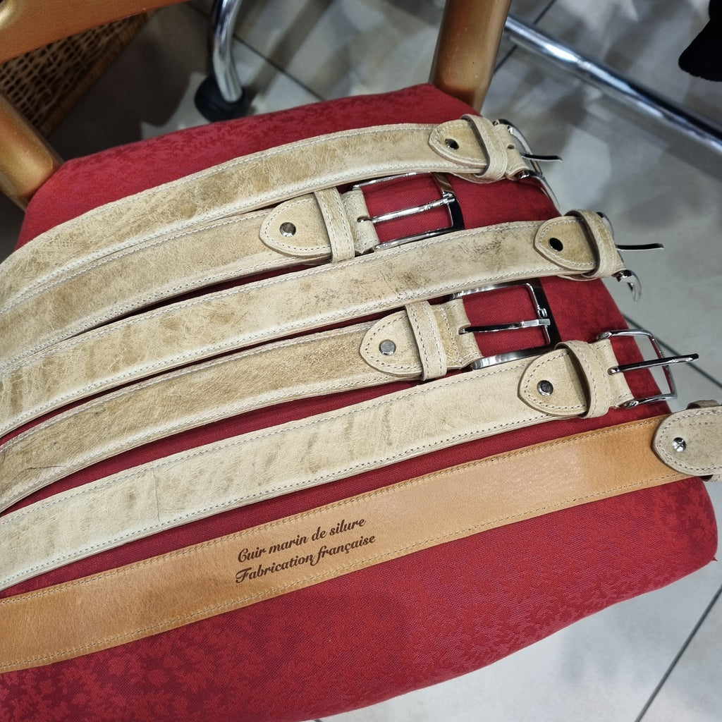 Ceinture en cuir sur mesure
