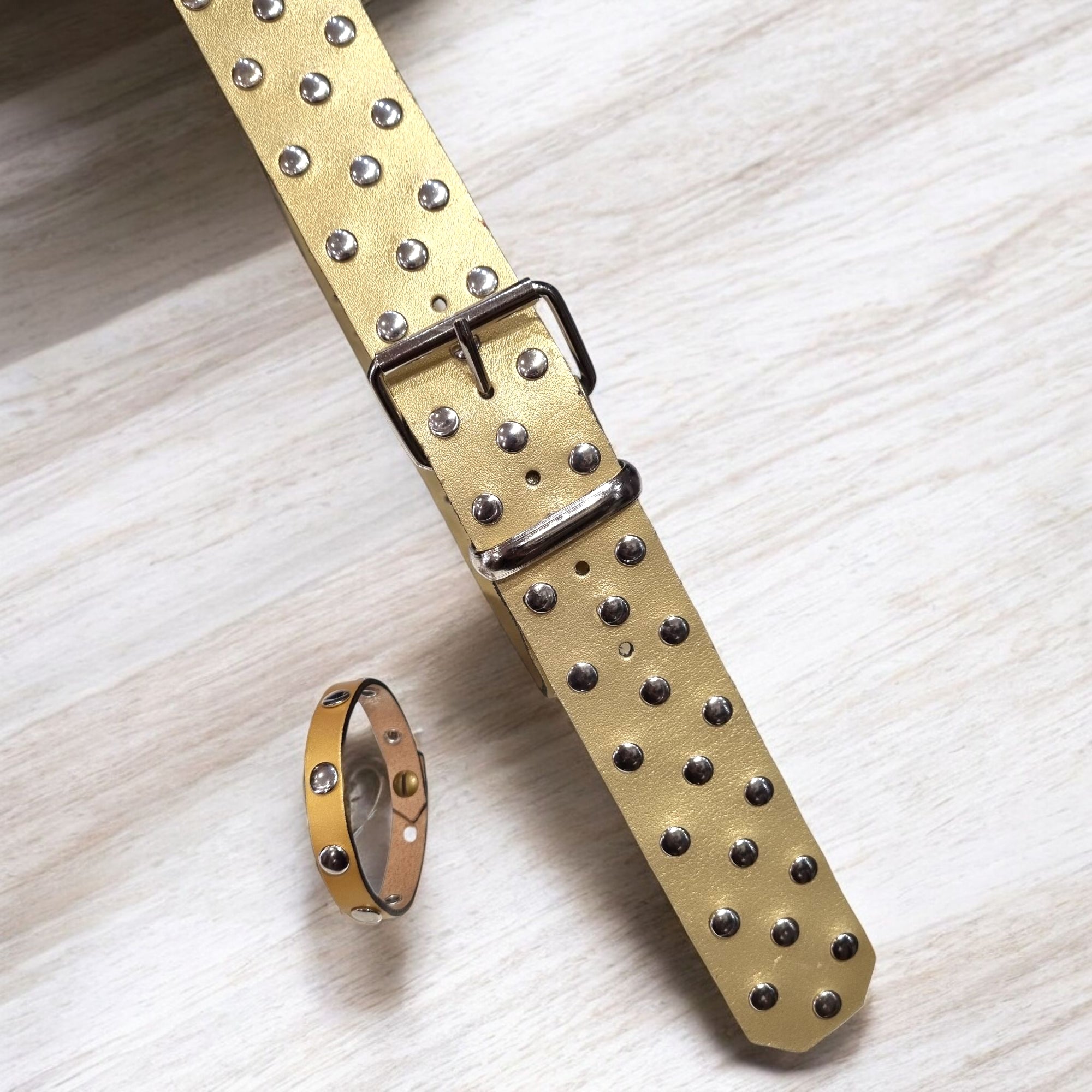 Ceinture en cuir sur mesure